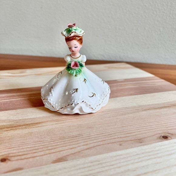 Vintage Josef Originals, Bride June Birthday Girl Figurine, Doll of the Month - Picture 1 of 9